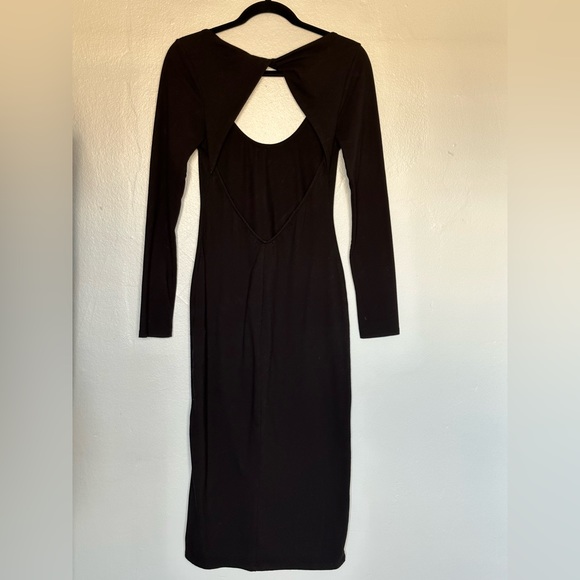 Lovers and Friends Black Ellie Midi Dress - Picture 2 of 10